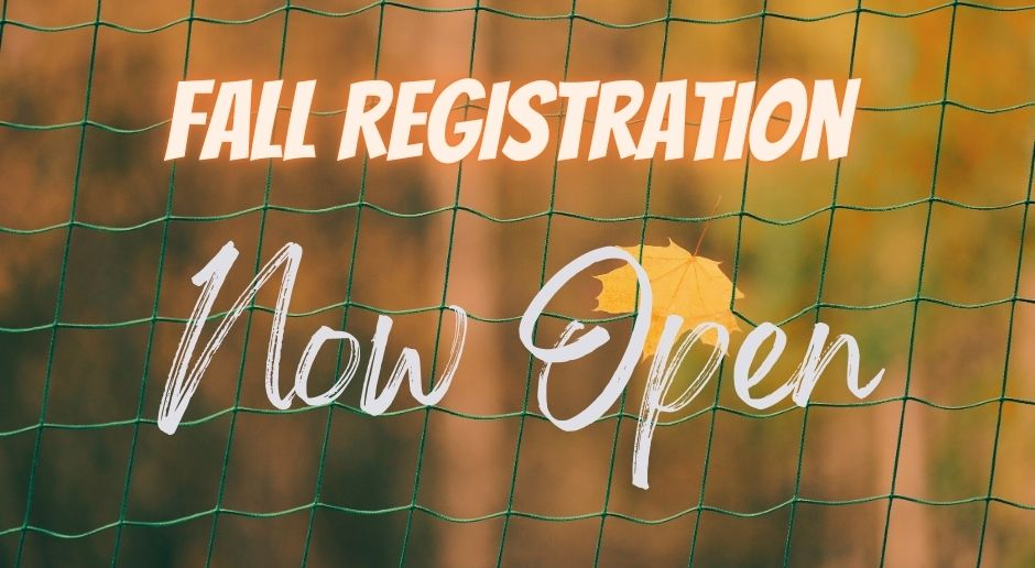 Fall Registration is Open